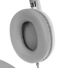 УЦЕНКА Наушники AKZ D52, проводные, полноразмерные, микрофон, накладные уши, RGB, 1,75 м, белые 10 - Фото 8