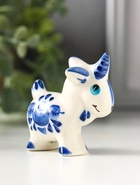 Статуэтка фарфоровая «Фигурка: Козочка Русская», 6 см - фото 809740965