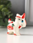 Статуэтка фарфоровая «Фигурка: Козочка Цветок», 6 см - фото 809740975