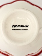 Чайная пара новогодняя Доляна «Волшебная ночь», 2 предмета: чашка 200 мл, блюдце d=16 см, фарфор, белая - Фото 8