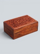УЦЕНКА Шкатулка дерево резная «Два сердца» 15×10×6.5 см - Фото 2