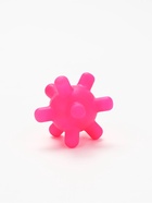 Игрушка для собак с пищалкой «Мячик, шипы», 5 см, фуксия - Фото 2
