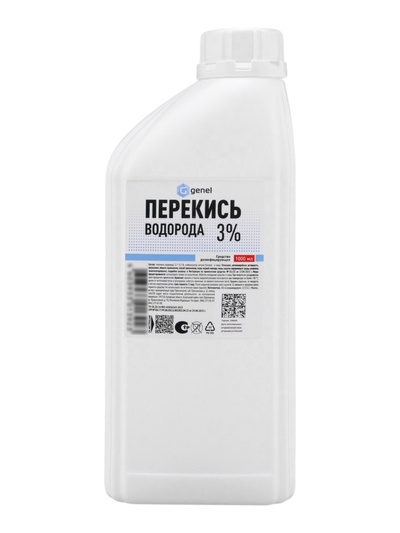Перекись водорода 3%, средство дезинфицирующее, 1 л
