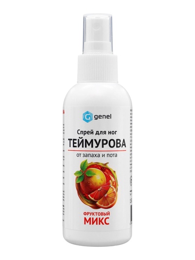 Спрей для ног «Теймурова», от запаха и пота, с ароматом фруктового микса, 150 мл