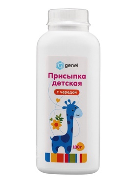 Присыпка детская «Звери», с чередой, 100 г 11043692