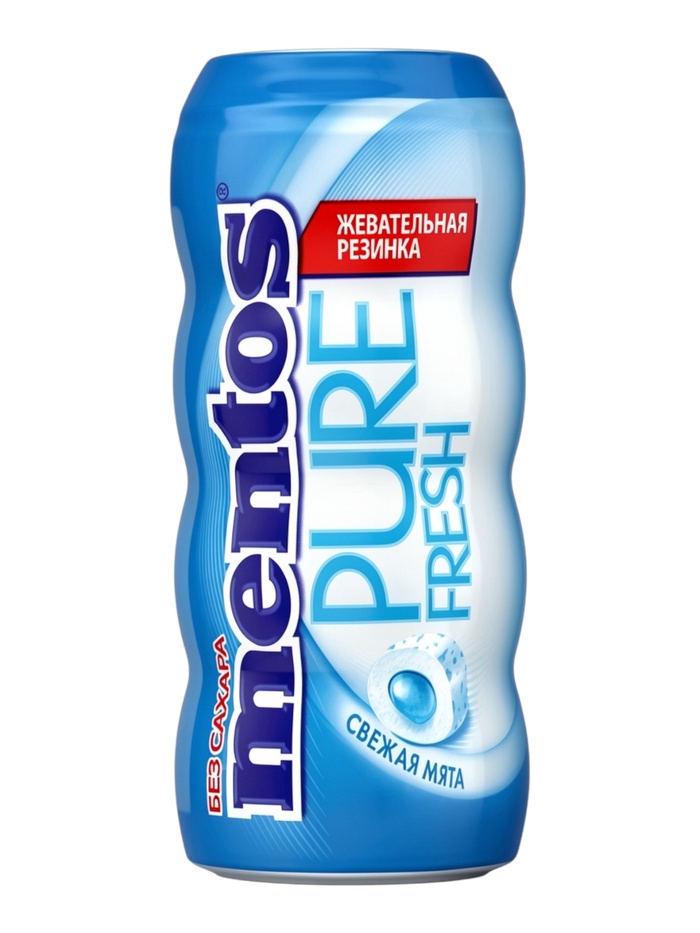 Жевательная резинка Mentos Pure Fresh, вкус: свежая мята, 30 г