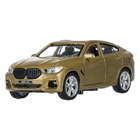 Машина металлическая «BMW X6» 12 см, бежевый - Фото 2