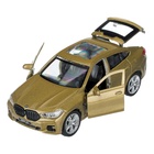 Машина металлическая «BMW X6» 12 см, бежевый - Фото 4