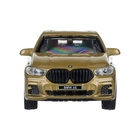 Машина металлическая «BMW X6» 12 см, бежевый - Фото 6