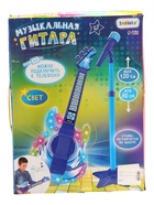 УЦЕНКА (НЕТ СТОЙКИ) Музыкальная гитара с микрофоном, звуковые и световые эффекты, розовая - Фото 3