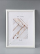УЦЕНКА Фоторамка пластик "МИРАМ" 30х40 см 647261-15, белый (пластиковый экран) - Фото 2