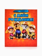 Пакет подарочный детский «С Днём рождения», 26×30×9 см - Фото 2