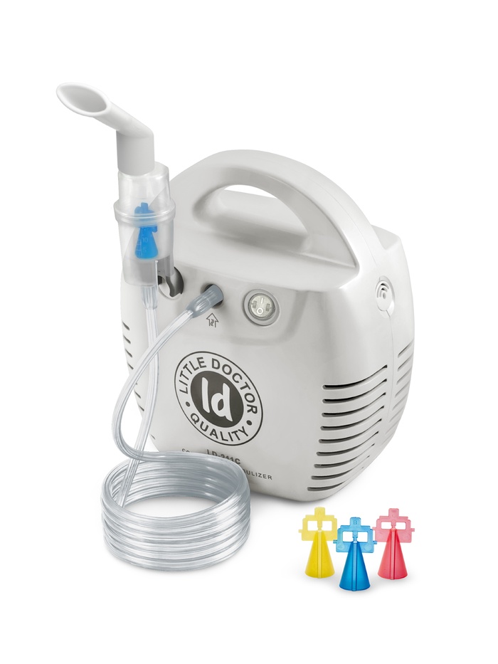 Ингалятор компрессорный Little Doctor LD-211C, 60 Вт, 3 распылителя, 10 мл, 0.3-0.5 мл/мин - Фото 1
