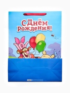 Пакет ламинированный детский «С Днём рождения», XXL 46×61×20 см - Фото 5