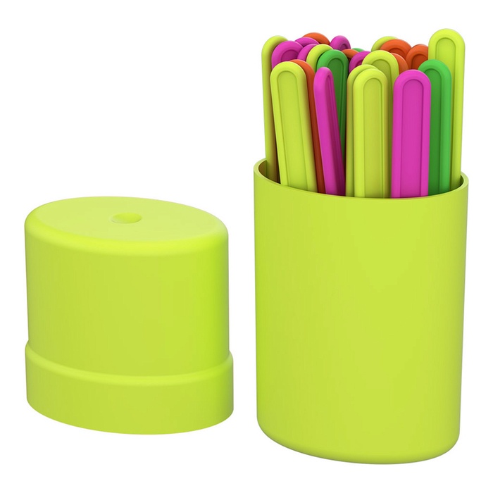Счетные палочки, 30 штук, пластиковые ErichKrause Neon Solid