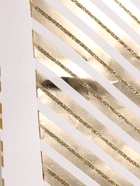УЦЕНКА Набор подарочных ламинированных пакетов «Золотые полосы», тиснение, глиттер, 5 штук 104447 - Фото 5