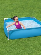 УЦЕНКА Бассейн каркасный Steel Pro, 122×122×30.5 см, от 2 лет, квадратный, 56217 Bestway - Фото 7