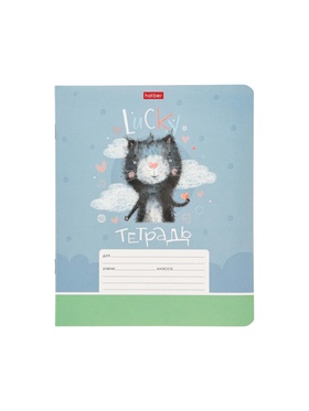 Тетрадь 12л А5ф клетка 60-65г/кв.м на скобе Обл. мел.картон 5 диз.в блоке скругл.углы