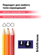 Точилка пластиковая ErichKrause EasySharp Duo, Reef, МИКС (30 шт) - фото 809773196