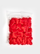 Сердечки декоративные атласные 3.5 см, красные, 100 штук - фото 809747057