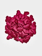 Сердечки декоративные атласные 3.5 см, бордовые, 100 штук - фото 809747059