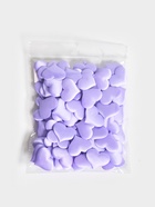 Сердечки декоративные атласные 3.5 см, сиреневые, 100 штук - фото 809747066