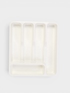 Лоток для столовых приборов раздвижной Виолет, 5 секций, пластик, 33×29.5×5.3 см, белый - фото 809748137