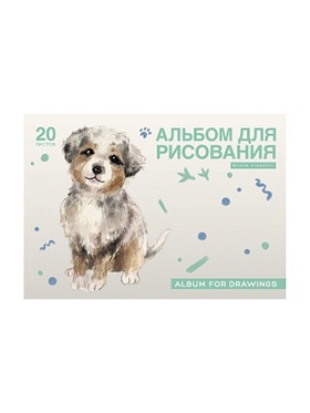 АЛЬБОМ Д/РИС. НА СКРЕПКЕ А4,