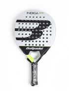 Ракетка для падела тенниса BULLPADEL Indiga Control 26, карбон, серо-черная - Фото 1