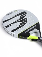 Ракетка для падела тенниса BULLPADEL Indiga Control 26, карбон, серо-черная - Фото 3