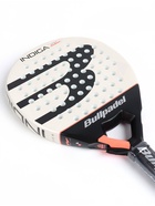 Ракетка для падела тенниса BULLPADEL Indiga Women 26, карбон, молочно-черная - Фото 3