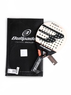 Ракетка для падела тенниса BULLPADEL Indiga Women 26, карбон, молочно-черная - Фото 7