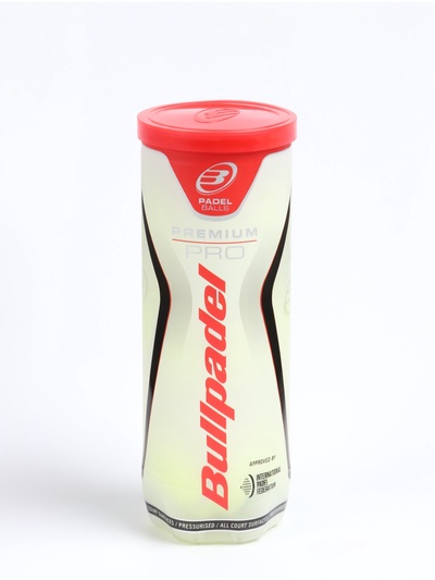 Мячи для падела тенниса BULLPADEL Premium PRO, FIP Approved, набор 3 шт.