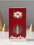 Фонарь светодиодный, декоративный, 1 LED, от батареек 3×AG13, свечение тёплое белое - фото 809773280