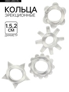 Эрекционные кольца, 4 шт., 18+ 11062017