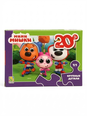 Макси-пазл «Мини-мишки» 20 элементов (6 шт)