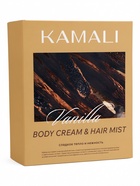 Подарочный набор с уходовой косметикой VANILLA: крем для тела 250 мл, мист для тела и волос 250 мл, KAMALI - Фото 4