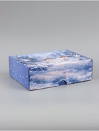 Коробка подарочная, самосборная «Зимний город»,30.7×22×9.5 см - фото 809749426