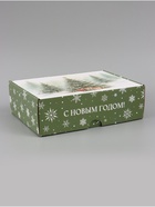 Коробка подарочная, самосборная «Снежная зима»,30.7×22×9.5 см - фото 809749498