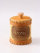 Туес «Соль», 9×9×9.5 см, банка для хранения, береста - фото 809749584