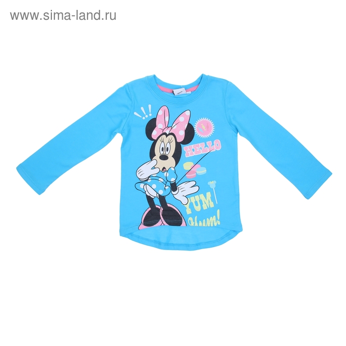 Джемпер для девочки "Disney Minnie", рост 128 см (8 лет), цвет голубой - Фото 1