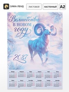 Календарь 2027, настенный, А2 «Волшебства в НГ» (20 шт) - фото 809749843