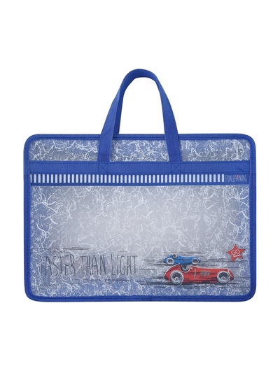 Папка портфель А4 молния сверху "Cars" 1 отделение, с ручками, 340 х 250 х 95мм