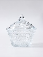 Шкатулка для украшений с крышкой «Кексик», прозрачная, стекло, 8.2×8.2×8.5 см - Фото 1