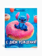 Пакет подарочный «Стич», XL  40 × 49 × 19 см - фото 809750837