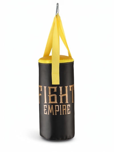Боксёрский мешок подвесной FIGHT EMPIRE KIDS, вес 7 кг, 45 см, d=21 см, винилискожа, чёрный