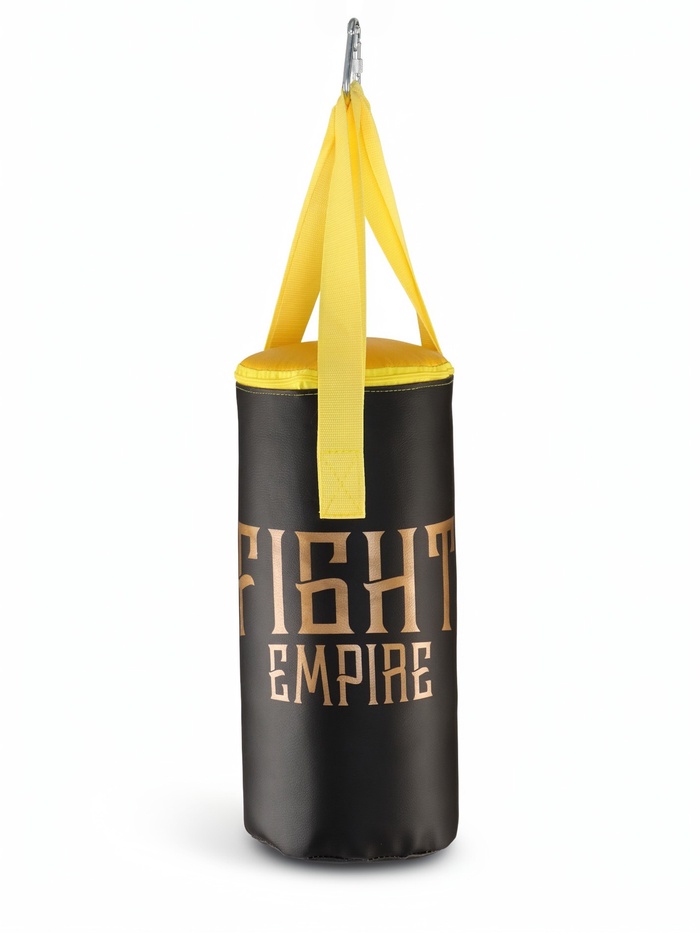 Боксёрский мешок подвесной FIGHT EMPIRE KIDS, вес 7 кг, 45 см, d=21 см, винилискожа, чёрный