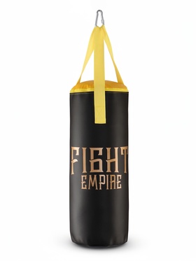 Боксёрский мешок подвесной FIGHT EMPIRE KIDS, вес 11 кг, 60 см, d=23 см, винилискожа, чёрный