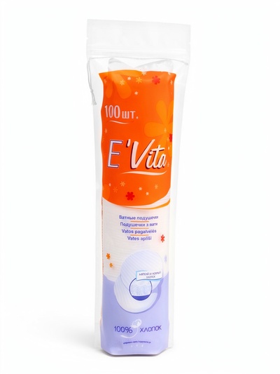 Ватные диски E'Vita, 100 шт.