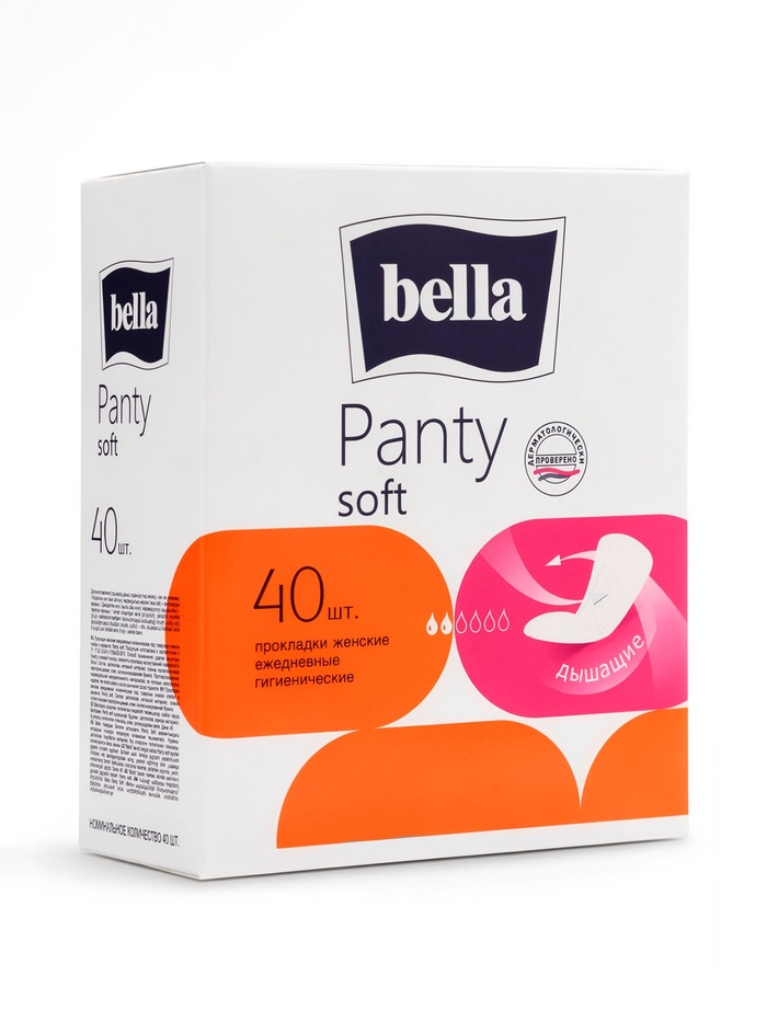 Прокладки ежедневные Bella, Panty Soft, 40 шт. - Фото 1